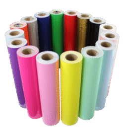 Vinil adhesivo colores primarios 61cm (metro lineal)