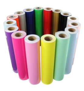 Vinil adhesivo colores primarios 61cm (metro lineal)